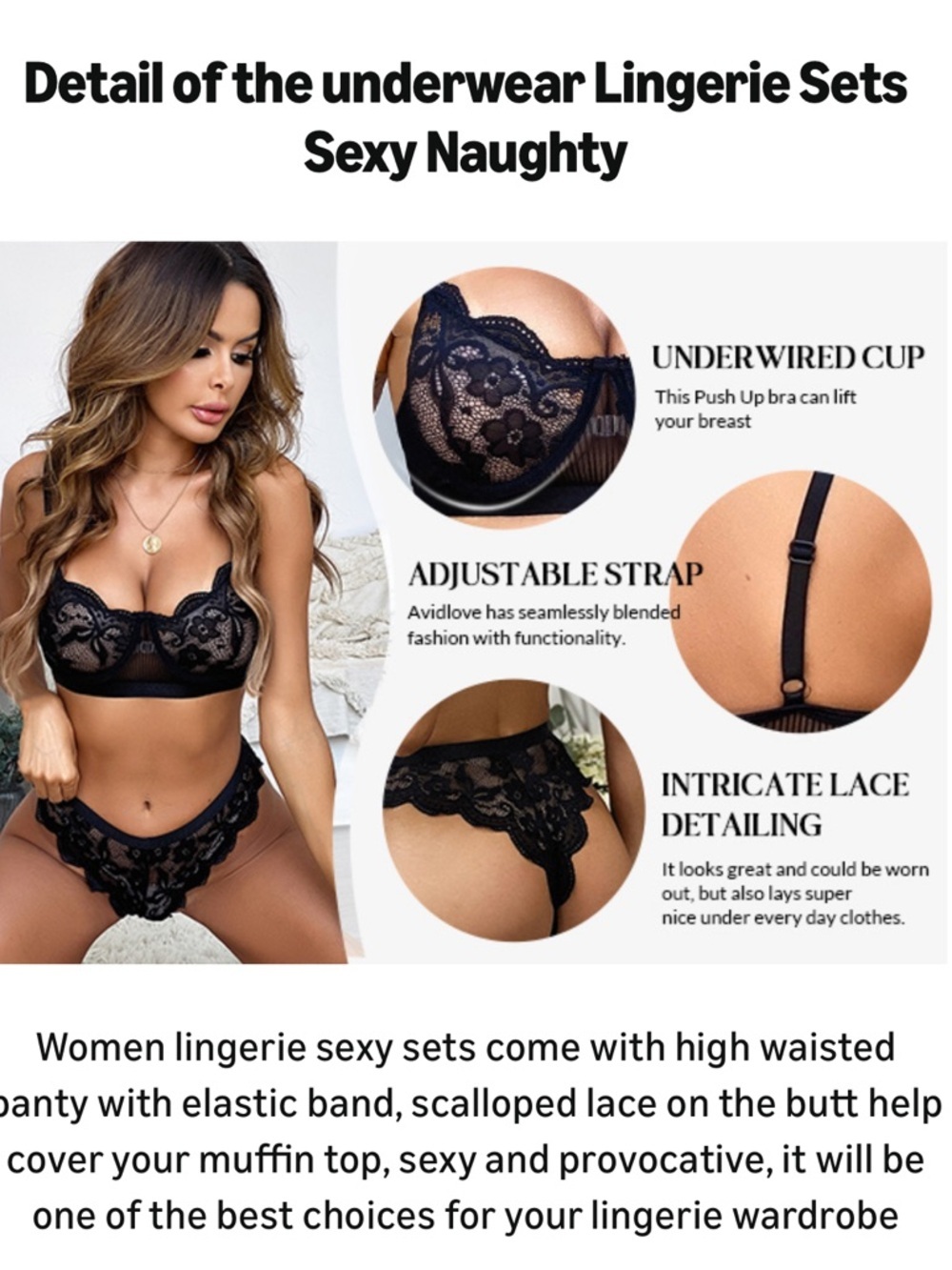 Teal Blue Lace Bra & Panty Set Underwire Push Up Lingerie - Picture 8 of 9